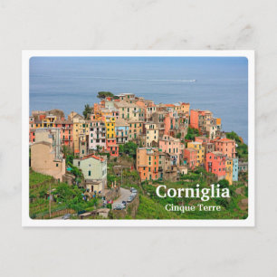 CORNIGLIA - Cinque Terre  - Liguria - Italy Postcard