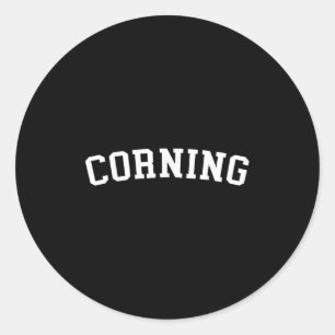 Corning  classic round sticker