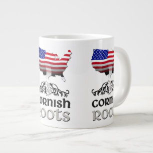 Cornish American Ancestry Roots Large Coffee Mug