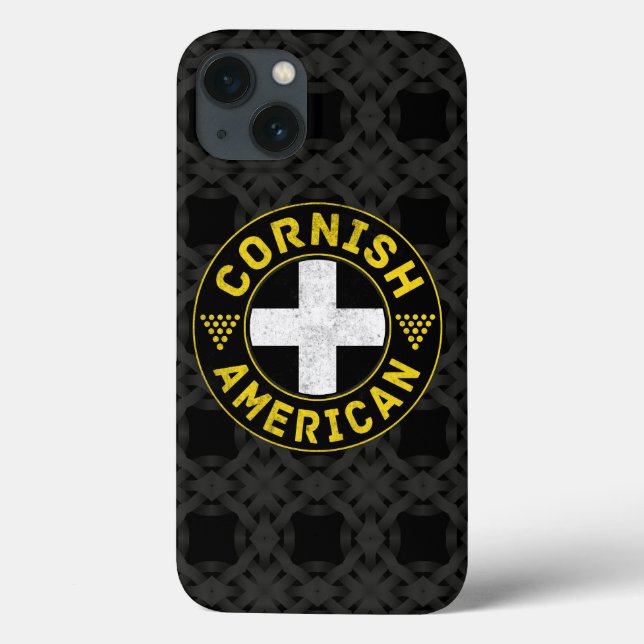 Cornish American Flag Case-Mate iPhone Case (Back)