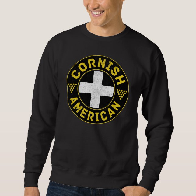Cornish American Flag Sweatshirt (Front)