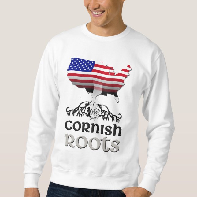 Cornish American Flag Sweatshirt (Front)