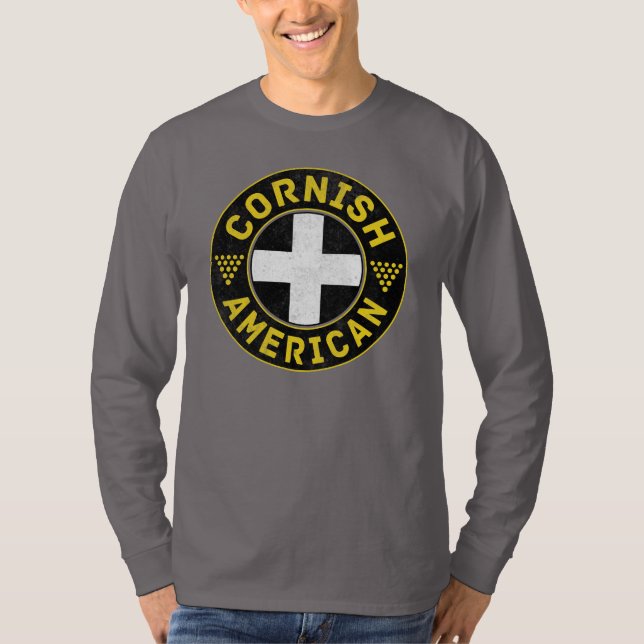 Cornish American Flag T-Shirt (Front)
