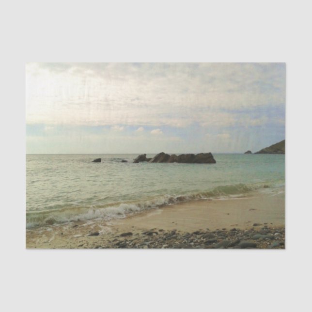 Cornish beach tissue paper (Front)