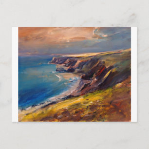 Cornish Coast near Newquay Postcard