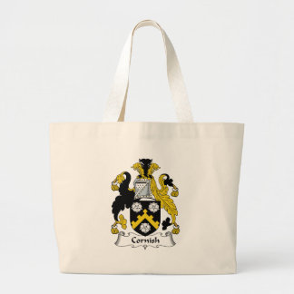 Cornish Family Crest Large Tote Bag