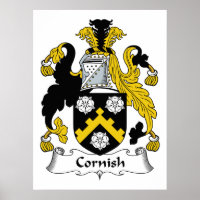 Cornish Family Crest