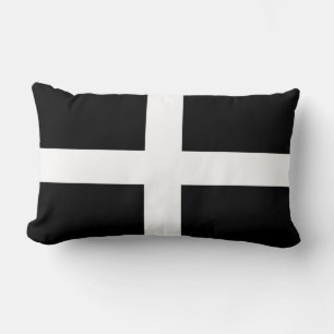 Cornish Flag (Cornwall) (County of England, UK) Lumbar Cushion