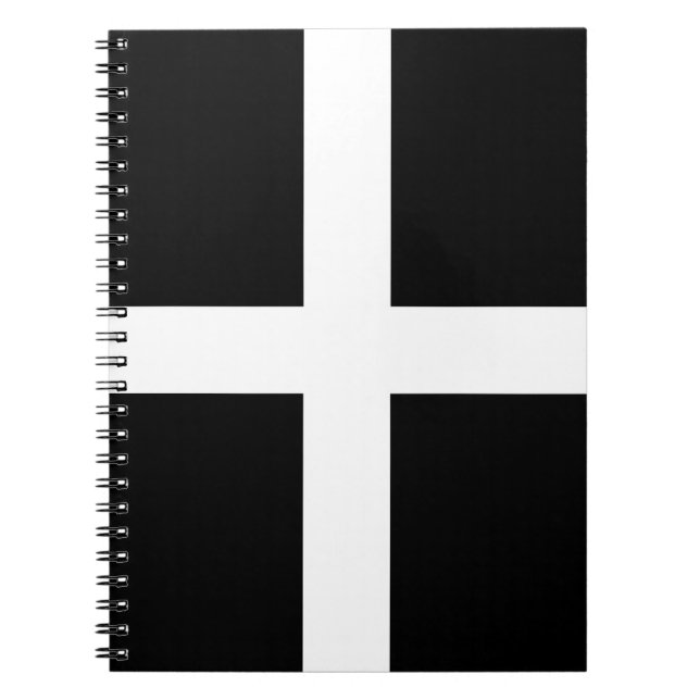 Cornish Flag (Cornwall) (County of England, UK) Notebook (Front)
