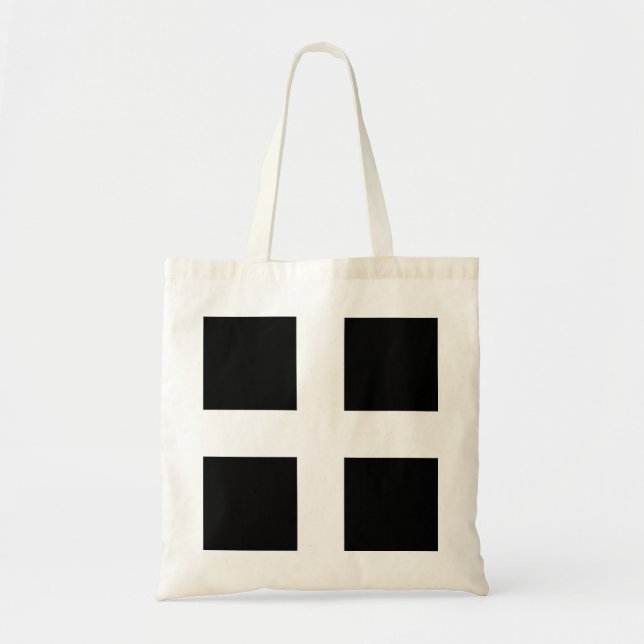 Cornish Flag (Cornwall) (County of England, UK) Tote Bag (Front)