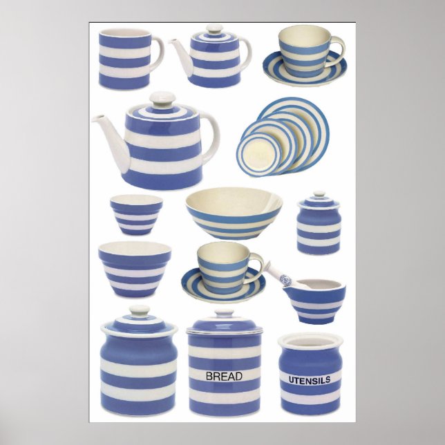 Cornish Kitchen ware Poster (Front)