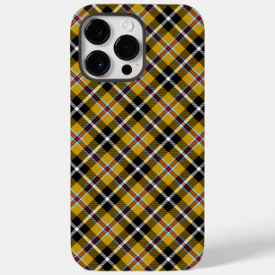 Cornish National Tartan Yellow Black Plaid Case-Mate iPhone 14 Pro Max Case