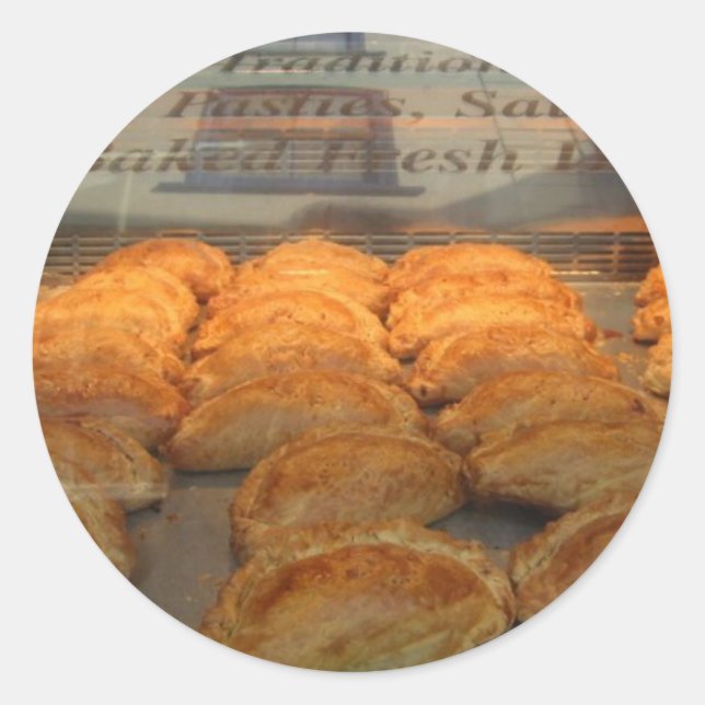 Cornish Pasties Classic Round Sticker (Front)