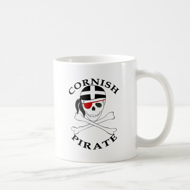 Cornish Pirate 1 Coffee Mug (Right)