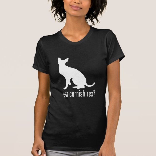 Cornish Rex Cat T-Shirt (Front)