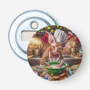 Cornish Rex Holiday Baking: Festive Christmas Bottle Opener