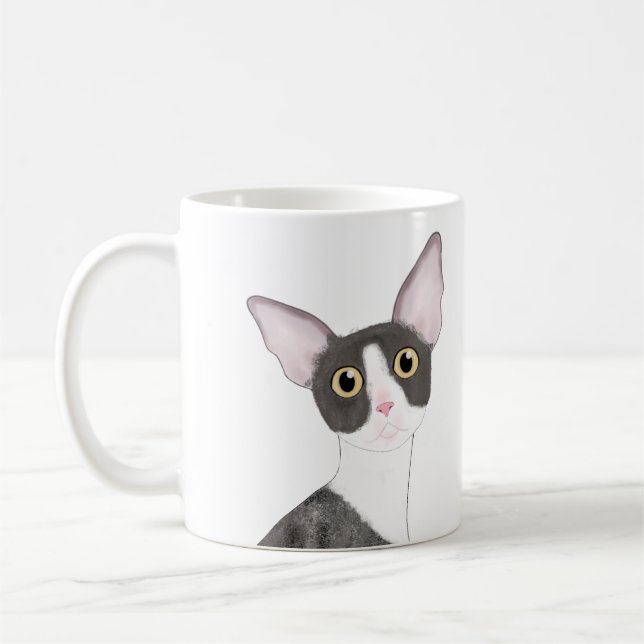 Cornish Rex Mug (Left)