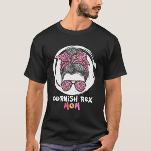 Cornish Rex Mum Cornish Rex Cat Mama Cat Mum Cute T-Shirt