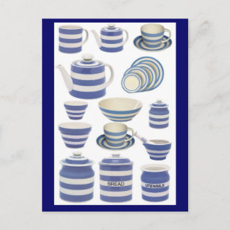 Cornish ware postcard
