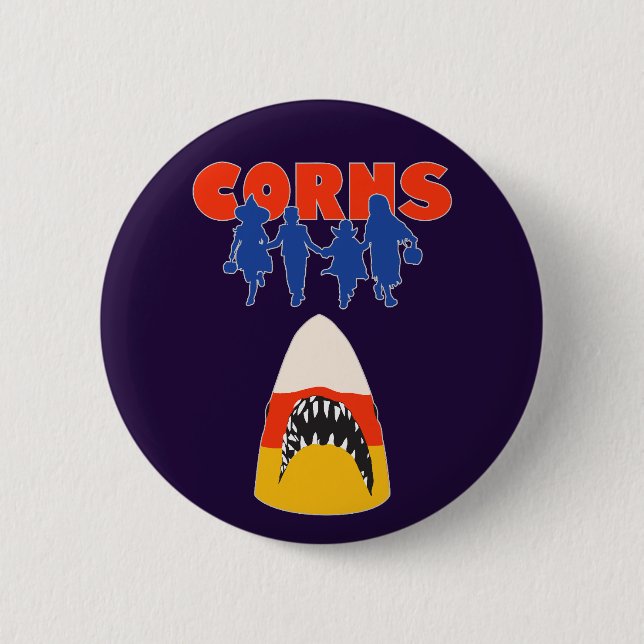 CORNS 6 CM ROUND BADGE (Front)