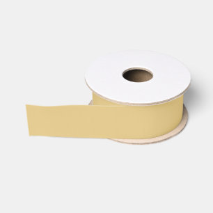 Cornsilk Pale Yellow Pastel Spring Summer Color Grosgrain Ribbon