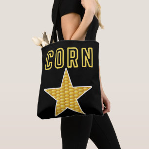 Cornstar Corn Star Funny Corn Hole Cornhole Team Tote Bag