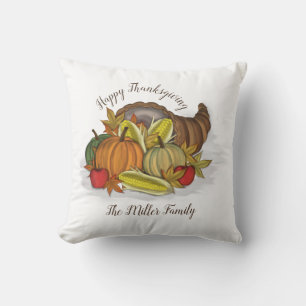 Cornucopia Harvest Cushion