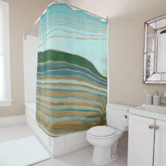 Cornucopia Lake Superior Shower Curtain