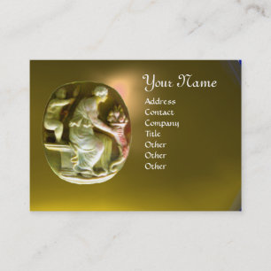 CORNUCOPIA MONOGRAM bright yellow topaz Business Card