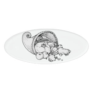 cornucopia name tag