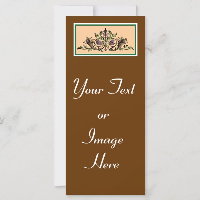 Cornucopia Vintage Thanksgiving Rack Card (Front)