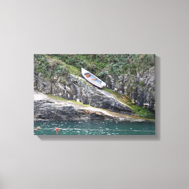 Cornwall boat canvas print (Front)