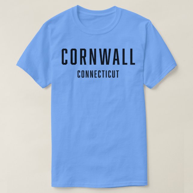 Cornwall Connecticut TShirt (Design Front)