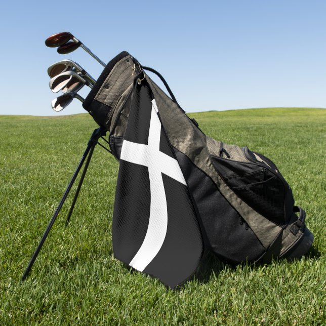 Cornwall county flag golf towel (Green)