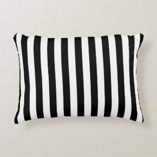 Cornwall flag stripes black white line pattern sym decorative cushion