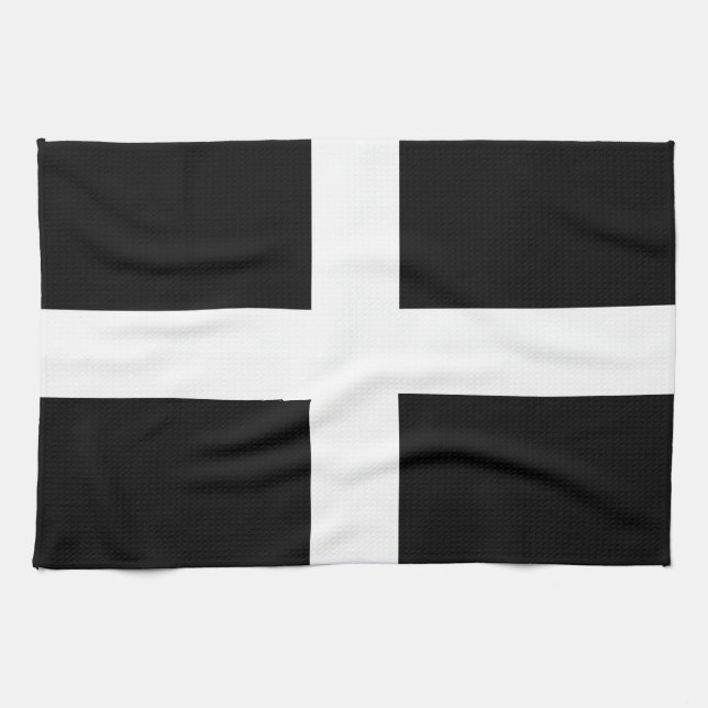 Cornwall Flag Tea Towel (Horizontal)