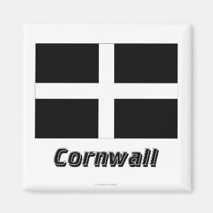 Cornwall Flag with Name Magnet