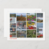 Cornwall multi-image 2 postcard (Front/Back)