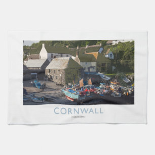 Cornwall Railway Poster Tea Towel