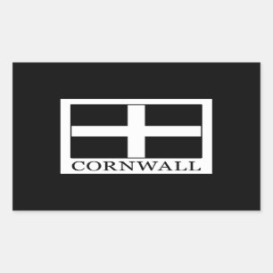 Cornwall Rectangular Sticker