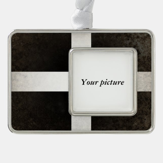 Cornwall Silver Plated Framed Ornament (Front)