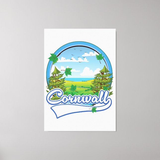 Cornwall Travel logo Canvas Print (Front)