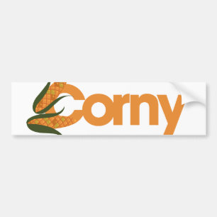 Corny Bumper Sticker
