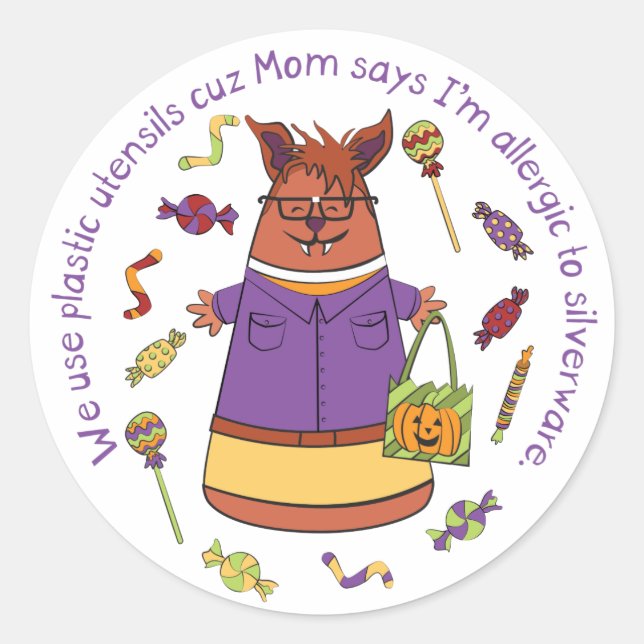 Corny Candy - Werewolf Sticker (Front)