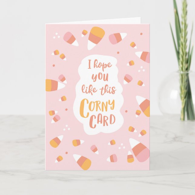 Corny Halloween Card (Front)