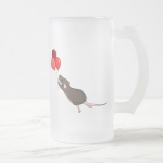 Corny in the Sky Frosted Glass Beer Mug