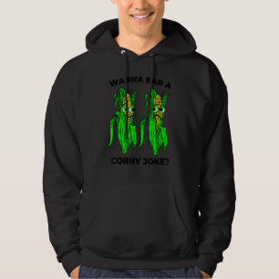 Corny Joke Meme Ear of Corn Pun Graphic Hoodie