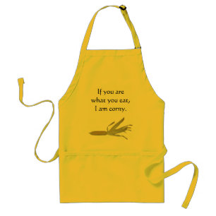 Corny photo apron
