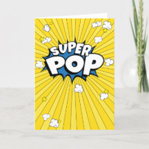 Corny, SUPER POP! Popcorn Pun Blank Card