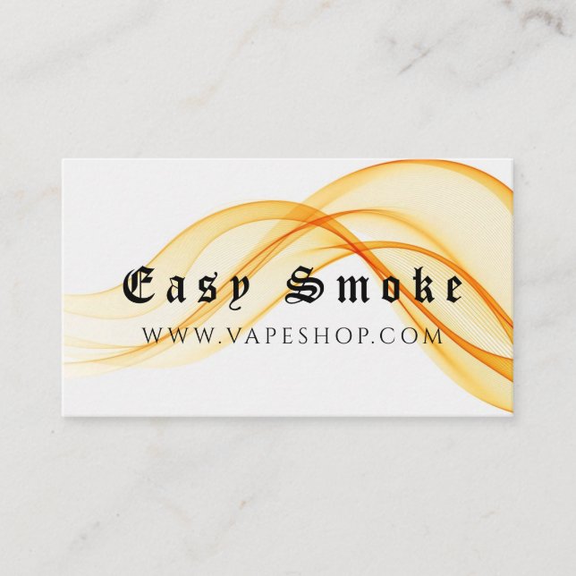 Corolful Smoke Vape Shop Business Card (Front)